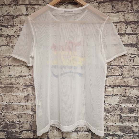 Zara Transparent That Feeling T-Shirt Women UK 8 - Picture 2 of 4